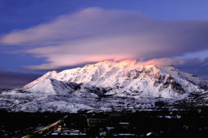 Mount Timpanogos from Provo